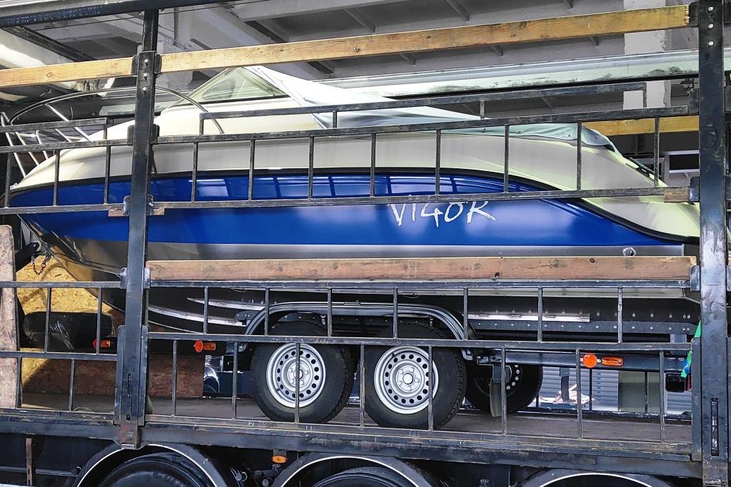 Катер VIGOR 620 (L) Walk Around погрузка в фуру